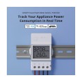 GloboStar® 80079 SONOFF POW Elite POWR316D Smart WiFi Real Time Power Consumption AC 100-240V MAX 16A