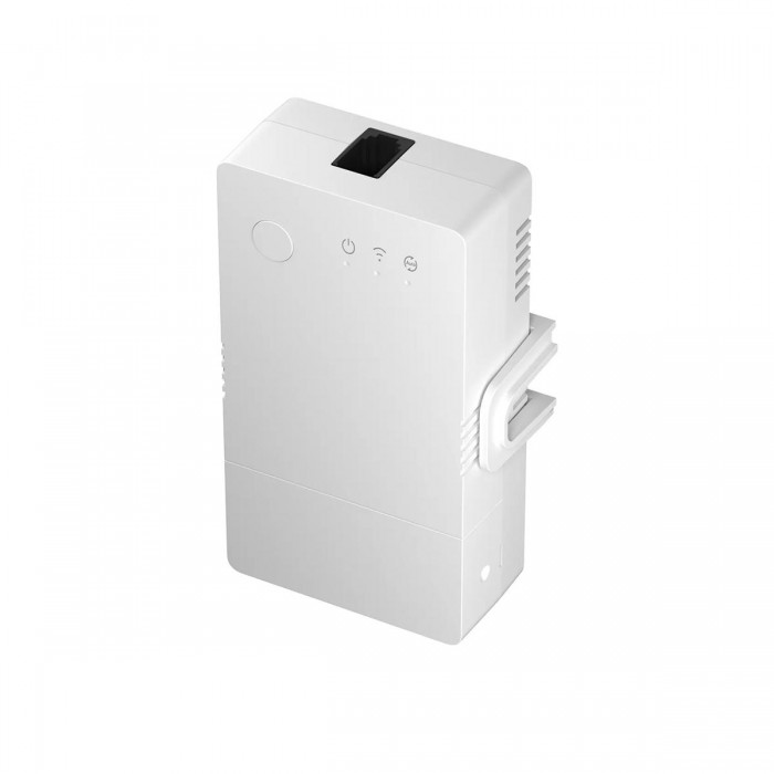 GloboStar® 80082 SONOFF THR320 TH ORIGIN Smart LAN & WiFi 2.4GHz Temperature and Humidity Control AC 100-240V Max 20A