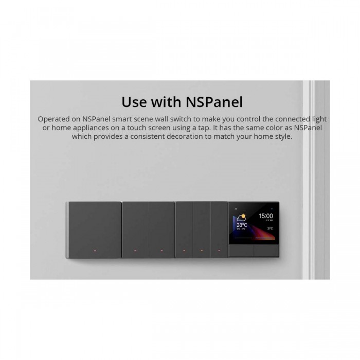 GloboStar® 80089 SONOFF M5-3C-80 SwitchMan Mechanical Smart Switch WiFi & Bluetooth AC 100-240V Max 6A 1320W (2A/Way) 3 Way GloboStar® 80089 SONOFF M5-3C-80 SwitchMan Mechanical Smart Switch WiFi & Bluetooth AC 100-240V Max 6A 1320W (2A/Way) 3 Way