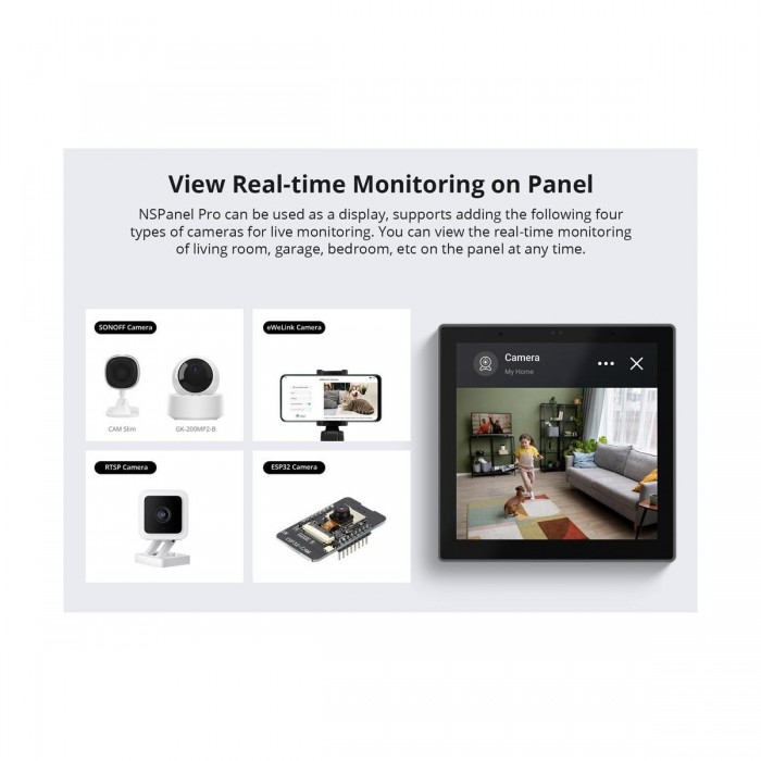 GloboStar® 80095 SONOFF NSPanel86PW Wi-Fi & Zigbee 3.0 Smart Scene Wall Switch (86/EU Type) - AC 100-240V - Integrated HMI Touch Panel - Smart Controller & Gateway for All Smart Devises GloboStar® 80095 SONOFF NSPanel86PW Wi-Fi & Zigbee 3.0 Smart Scene Wall Switch (86/EU Type) - AC 100-240V - Integrated HMI Touch Panel - Smart Controller & Gateway for All Smart Devises
