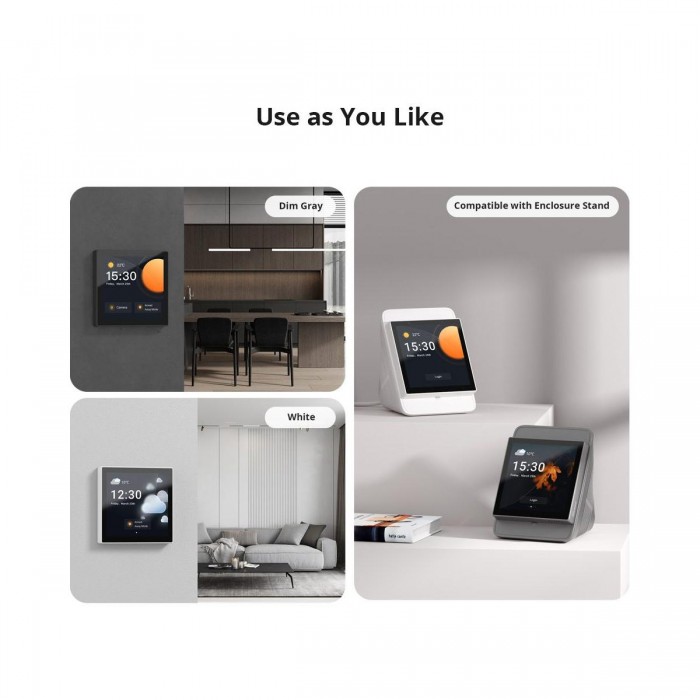 GloboStar® 80095 SONOFF NSPanel86PW Wi-Fi & Zigbee 3.0 Smart Scene Wall Switch (86/EU Type) - AC 100-240V - Integrated HMI Touch Panel - Smart Controller & Gateway for All Smart Devises GloboStar® 80095 SONOFF NSPanel86PW Wi-Fi & Zigbee 3.0 Smart Scene Wall Switch (86/EU Type) - AC 100-240V - Integrated HMI Touch Panel - Smart Controller & Gateway for All Smart Devises