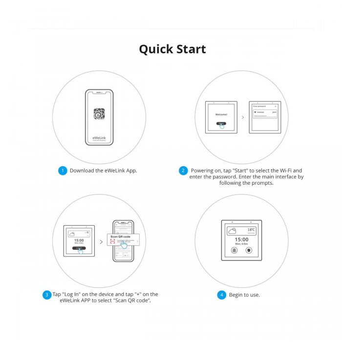 GloboStar® 80095 SONOFF NSPanel86PW Wi-Fi & Zigbee 3.0 Smart Scene Wall Switch (86/EU Type) - AC 100-240V - Integrated HMI Touch Panel - Smart Controller & Gateway for All Smart Devises GloboStar® 80095 SONOFF NSPanel86PW Wi-Fi & Zigbee 3.0 Smart Scene Wall Switch (86/EU Type) - AC 100-240V - Integrated HMI Touch Panel - Smart Controller & Gateway for All Smart Devises