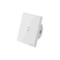 GloboStar® 80130  SONOFF T2EU1C-RF - 433MHz Wireless Smart Wall Touch Button Switch AC 100-240V Max 2A (2A/Way) 1 Way - RF Series