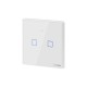 GloboStar® 80131 SONOFF T2EU2C-RF - 433MHz Wireless Smart Wall Touch Button Switch AC 100-240V Max 4A (2A/Way) 2 Way - RF Series GloboStar® 80131 SONOFF T2EU2C-RF - 433MHz Wireless Smart Wall Touch Button Switch AC 100-240V Max 4A (2A/Way) 2 Way - RF Series