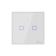 GloboStar® 80131 SONOFF T2EU2C-RF - 433MHz Wireless Smart Wall Touch Button Switch AC 100-240V Max 4A (2A/Way) 2 Way - RF Series GloboStar® 80131 SONOFF T2EU2C-RF - 433MHz Wireless Smart Wall Touch Button Switch AC 100-240V Max 4A (2A/Way) 2 Way - RF Series