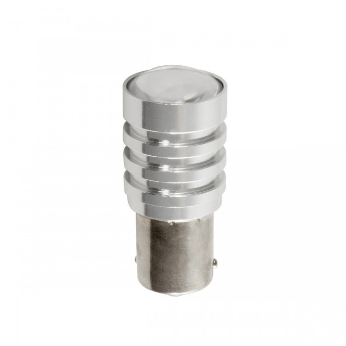 GLOBOSTAR® PΥ21W-7507 81215 Λάμπα PΥ21W 7507 BAU15S LED 10W 780lm 360° DC 12V IP20 Ψυχρό Λευκό 6000K - 1 x CREE XPE Chip - Μ2 x Π2 x Υ4.5cm - 1 Χρόνο Εγγύηση