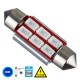 GloboStar® 81314 Λάμπα Αυτοκίνητου 36mm FESTOON - C5W 2nd Generation Can-Bus Series LED 6 SMD 5630 4W 480lm 120° DC 12V IP20 Μπλε GloboStar® 81314 Λάμπα Αυτοκίνητου 36mm FESTOON - C5W 2nd Generation Can-Bus Series LED 6 SMD 5630 4W 480lm 120° DC 12V IP20 Μπλε