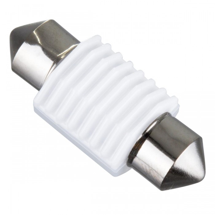 GloboStar® 81332 Λάμπα Αυτοκινήτου & Φορτηγού 31mm FESTOON - C5W 3rd Generation Can-Bus Extreme Truck Series LED 2 SMD 3030 3W 450lm 120° DC 12-24V IP20 Ψυχρό Λευκό 6000K