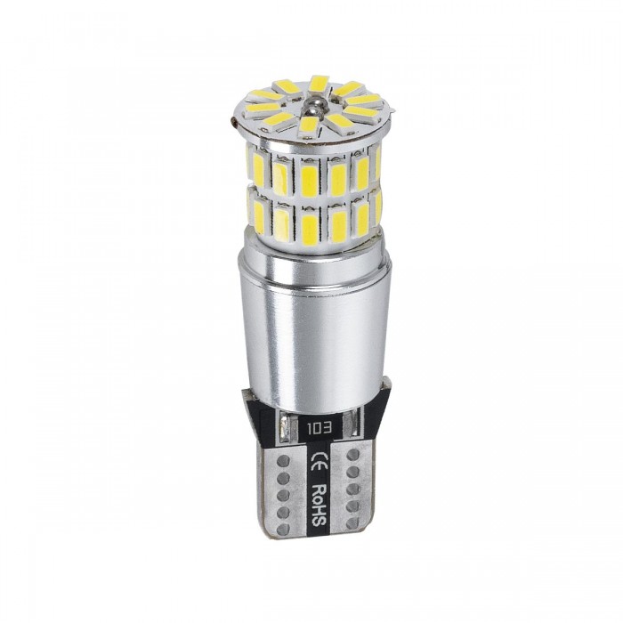 GloboStar® T10 W5W 81511 Λάμπα Αυτοκίνητου & Φορτηγού 4014 38 SMD NON POLAR CANBUS 1.2W 342LM DC10V-48V IP20 Ψυχρό Λευκό 6000K GloboStar® T10 W5W 81511 Λάμπα Αυτοκίνητου & Φορτηγού 4014 38 SMD NON POLAR CANBUS 1.2W 342LM DC10V-48V IP20 Ψυχρό Λευκό 6000K