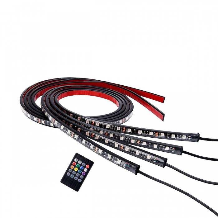 GloboStar® 81841 Car Underbody LED Tube Kit DC 12V 72W με Ασύρματο Χειριστήριο IR Αδιάβροχο IP68 Πολύχρωμο RGB GloboStar® 81841 Car Underbody LED Tube Kit DC 12V 72W με Ασύρματο Χειριστήριο IR Αδιάβροχο IP68 Πολύχρωμο RGB