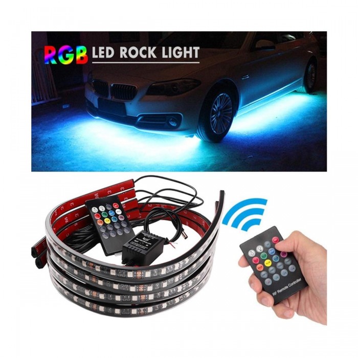 GloboStar® 81841 Car Underbody LED Tube Kit DC 12V 72W με Ασύρματο Χειριστήριο IR Αδιάβροχο IP68 Πολύχρωμο RGB GloboStar® 81841 Car Underbody LED Tube Kit DC 12V 72W με Ασύρματο Χειριστήριο IR Αδιάβροχο IP68 Πολύχρωμο RGB