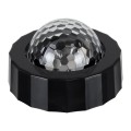 GloboStar® 81844 Φορητό Διακοσμητικό Φωτιστικό Ειδικών Φωτορυθμικών Εφέ PARTY Disco LED 3W DC 5V 300mAh Επαναφορτιζόμενο - Sound Activated - Καλώδιο Τροφοδοσίας USB - Βάση με Μαγνήτη - Πολύχρωμo RGB IP20 Μ7.5 x Π7.5 x Υ4.5cm