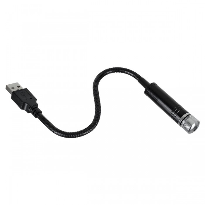 GloboStar® 81845 Διακοσμητικό Φωτιστικό Ειδικών Φωτορυθμικών Εφέ PARTY Disco LASER DC 5V με Καλώδιο Τροφοδοσίας USB Μπλέ IP20 Μ1.4 x Π1.4 x Υ27cm
