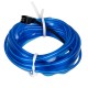 GloboStar® 82205 TUBE 360° Degree Διακοσμητική EL-Wire Neon Αυτοκινήτου Κορδόνι ΣΕΤ 3m 1W/3m 30lm/m 360° DC 12V με Βύσμα Αναπτήρα Αυτοκινήτου Αδιάβροχη IP68 Μπλε