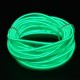 GloboStar® 82209 TUBE 360° Degree Διακοσμητική EL-Wire Neon Αυτοκινήτου Κορδόνι ΣΕΤ 3m 1W/3m 30lm/m 360° DC 12V με Βύσμα Αναπτήρα Αυτοκινήτου Αδιάβροχη IP68 Πράσινο