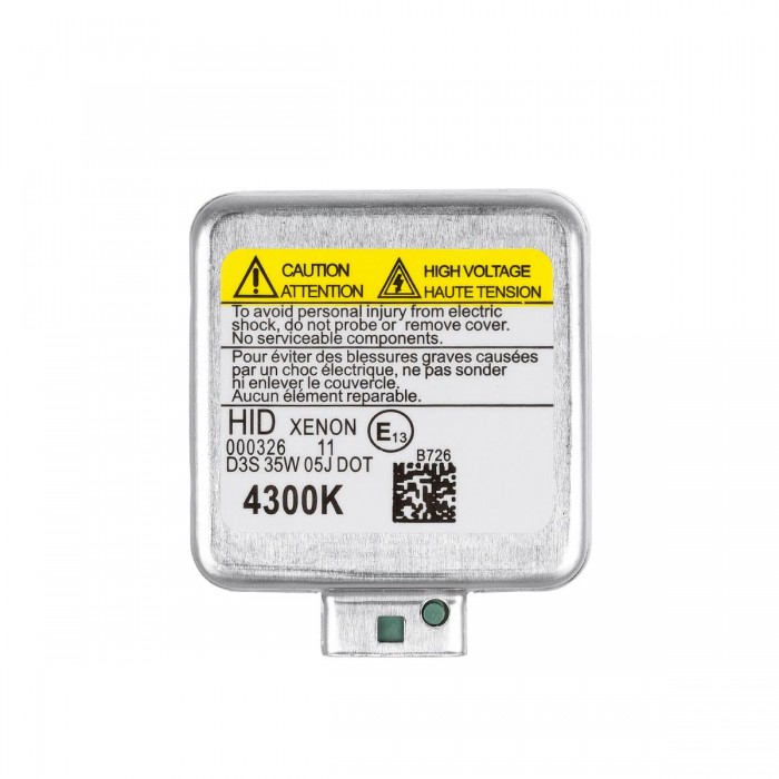 GloboStar® D3S/D3R 84027 Λάμπες Αυτοκινήτου HID Xenon Super Vision High Brightness +60% E1 ECER37 360° DC 12-24V IP20 Μ4 x  Π5 x Υ8cm 4300K- Σετ 2 Τεμαχίων