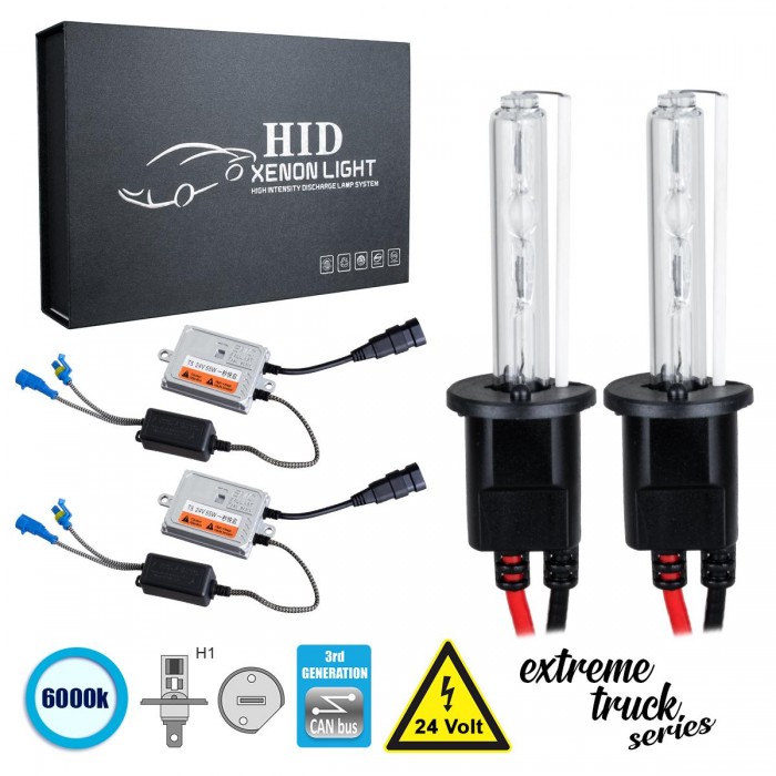 GloboStar® 84122 H1 XCB Line KIT Βασικού Φωτισμού Φορτηγού 3rd Generation Can-Bus Extreme Truck Series XENON 110W 10350lm DC 24V Αδιάβροχο IP65 Ψυχρό Λευκό 6000K GloboStar® 84122 H1 XCB Line KIT Βασικού Φωτισμού Φορτηγού 3rd Generation Can-Bus Extreme Truck Series XENON 110W 10350lm DC 24V Αδιάβροχο IP65 Ψυχρό Λευκό 6000K