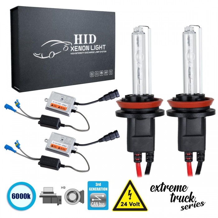 GloboStar® 84127 H9 XCB Line KIT Βασικού Φωτισμού Φορτηγού 3rd Generation Can-Bus Extreme Truck Series XENON 110W 10350lm DC 24V Αδιάβροχο IP65 Ψυχρό Λευκό 6000K GloboStar® 84127 H9 XCB Line KIT Βασικού Φωτισμού Φορτηγού 3rd Generation Can-Bus Extreme Truck Series XENON 110W 10350lm DC 24V Αδιάβροχο IP65 Ψυχρό Λευκό 6000K