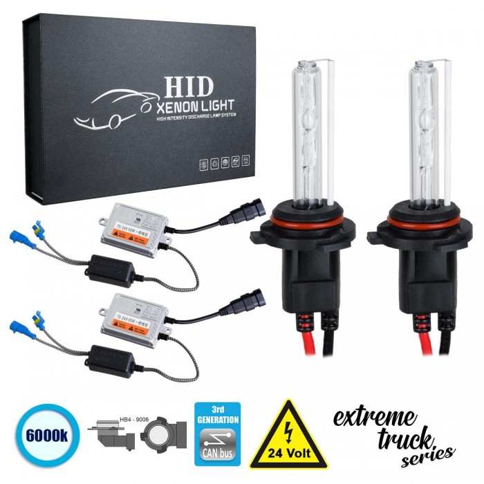 GloboStar® 84132 HB4 9006 XCB Line KIT Βασικού Φωτισμού Φορτηγού 3rd Generation Can-Bus Extreme Truck Series XENON 110W 10350lm DC 24V Αδιάβροχο IP65 Ψυχρό Λευκό 6000K GloboStar® 84132 HB4 9006 XCB Line KIT Βασικού Φωτισμού Φορτηγού 3rd Generation Can-Bus Extreme Truck Series XENON 110W 10350lm DC 24V Αδιάβροχο IP65 Ψυχρό Λευκό 6000K