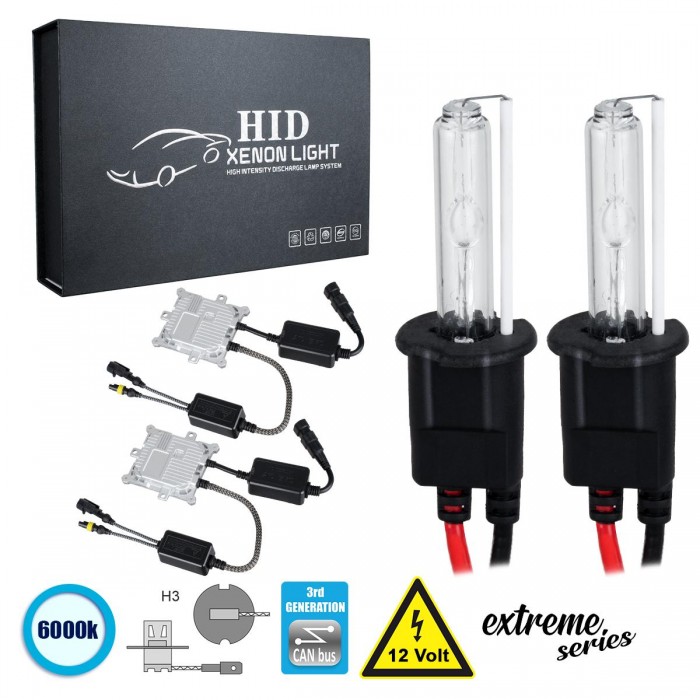 GloboStar® 84145 H3 XCB Line KIT Βασικού Φωτισμού Αυτοκινήτου & Μοτοσυκλέτας 3rd Generation Can-Bus Extreme Series XENON 110W 10350lm DC 9-16V Αδιάβροχο IP65 Ψυχρό Λευκό 6000K GloboStar® 84145 H3 XCB Line KIT Βασικού Φωτισμού Αυτοκινήτου & Μοτοσυκλέτας 3rd Generation Can-Bus Extreme Series XENON 110W 10350lm DC 9-16V Αδιάβροχο IP65 Ψυχρό Λευκό 6000K