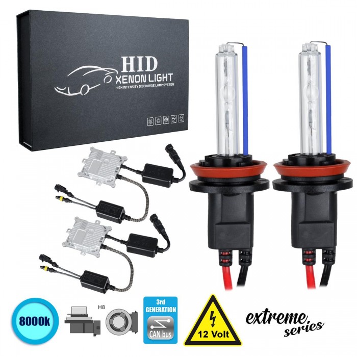 GloboStar® 84159 H8 XCB Line KIT Βασικού Φωτισμού Αυτοκινήτου & Μοτοσυκλέτας 3rd Generation Can-Bus Extreme Series XENON 110W 10350lm DC 9-16V Αδιάβροχο IP65 Ψυχρό Λευκό 8000K GloboStar® 84159 H8 XCB Line KIT Βασικού Φωτισμού Αυτοκινήτου & Μοτοσυκλέτας 3rd Generation Can-Bus Extreme Series XENON 110W 10350lm DC 9-16V Αδιάβροχο IP65 Ψυχρό Λευκό 8000K