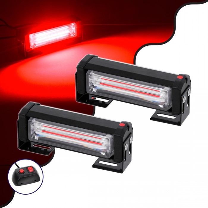 GloboStar® 85024 PRO Series ΣΕΤ 2 x Μπάρες Σήμανσης Οχήματος Πυροσβεστικής για Αυτοκίνητα & Φορτηγά 13 Προγραμμάτων Φωτισμού STROBE LED CREE CXB COB 18W DC 10-30V Αδιάβροχο IP65 Κόκκινο GloboStar® 85024 PRO Series ΣΕΤ 2 x Μπάρες Σήμανσης Οχήματος Πυροσβεστικής για Αυτοκίνητα & Φορτηγά 13 Προγραμμάτων Φωτισμού STROBE LED CREE CXB COB 18W DC 10-30V Αδιάβροχο IP65 Κόκκινο