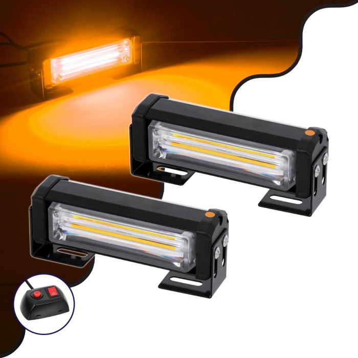 GloboStar® 85027 PRO Series ΣΕΤ 2 x Μπάρες Σήμανσης Οχήματος Οδικής Βοήθείας για Αυτοκίνητα & Φορτηγά 13 Προγραμμάτων Φωτισμού LED CREE CXB COB 18W DC 10-30V Αδιάβροχο IP65 Πορτοκαλί GloboStar® 85027 PRO Series ΣΕΤ 2 x Μπάρες Σήμανσης Οχήματος Οδικής Βοήθείας για Αυτοκίνητα & Φορτηγά 13 Προγραμμάτων Φωτισμού LED CREE CXB COB 18W DC 10-30V Αδιάβροχο IP65 Πορτοκαλί