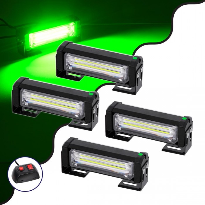 GloboStar® 85031 PRO Series ΣΕΤ 4 x Μπάρες Σήμανσης Οχήματος Πυροσβεστικής για Αυτοκίνητα & Φορτηγά 13 Προγραμμάτων Φωτισμού STROBE LED CREE CXB COB 36W DC 10-30V Αδιάβροχο IP65 Πράσινο GloboStar® 85031 PRO Series ΣΕΤ 4 x Μπάρες Σήμανσης Οχήματος Πυροσβεστικής για Αυτοκίνητα & Φορτηγά 13 Προγραμμάτων Φωτισμού STROBE LED CREE CXB COB 36W DC 10-30V Αδιάβροχο IP65 Πράσινο