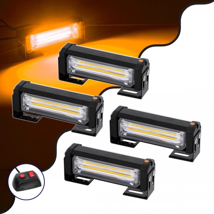 GloboStar® 85033 PRO Series ΣΕΤ 4 x Μπάρες Σήμανσης Οχήματος Οδικής Βοήθείας για Αυτοκίνητα & Φορτηγά 13 Προγραμμάτων Φωτισμού LED CREE CXB COB 36W DC 10-30V Αδιάβροχο IP65 Πορτοκαλί GloboStar® 85033 PRO Series ΣΕΤ 4 x Μπάρες Σήμανσης Οχήματος Οδικής Βοήθείας για Αυτοκίνητα & Φορτηγά 13 Προγραμμάτων Φωτισμού LED CREE CXB COB 36W DC 10-30V Αδιάβροχο IP65 Πορτοκαλί
