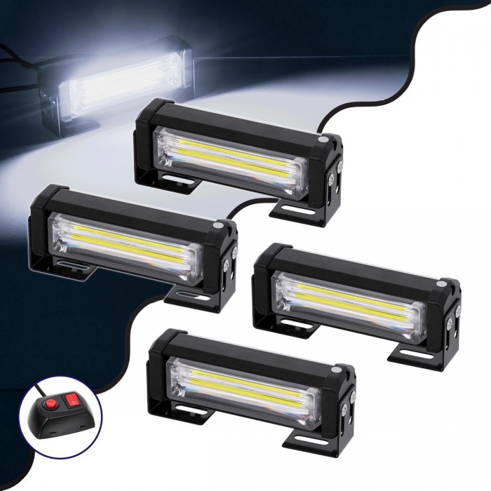GloboStar® 85034 PRO Series ΣΕΤ 4 x Μπάρες Σήμανσης Οχήματος Ασθενοφόρου για Αυτοκίνητα & Φορτηγά 13 Προγραμμάτων Φωτισμού LED CREE CXB COB 36W DC 10-30V Αδιάβροχο IP65 Ψυχρό Λευκό 6000K GloboStar® 85034 PRO Series ΣΕΤ 4 x Μπάρες Σήμανσης Οχήματος Ασθενοφόρου για Αυτοκίνητα & Φορτηγά 13 Προγραμμάτων Φωτισμού LED CREE CXB COB 36W DC 10-30V Αδιάβροχο IP65 Ψυχρό Λευκό 6000K