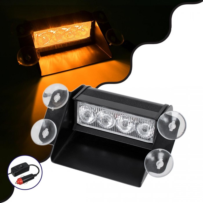 GloboStar® 85103 PRO Series Μπάρα Σήμανσης με Βεντούζες Στήριξης για Παρμπρίζ Οχήματος Οδικής Βοήθείας για Αυτοκίνητα & Φορτηγά 9 Προγραμμάτων Φωτισμού STROBE LED SMD 4W DC 10-30V IP20 Πορτοκαλί GloboStar® 85103 PRO Series Μπάρα Σήμανσης με Βεντούζες Στήριξης για Παρμπρίζ Οχήματος Οδικής Βοήθείας για Αυτοκίνητα & Φορτηγά 9 Προγραμμάτων Φωτισμού STROBE LED SMD 4W DC 10-30V IP20 Πορτοκαλί
