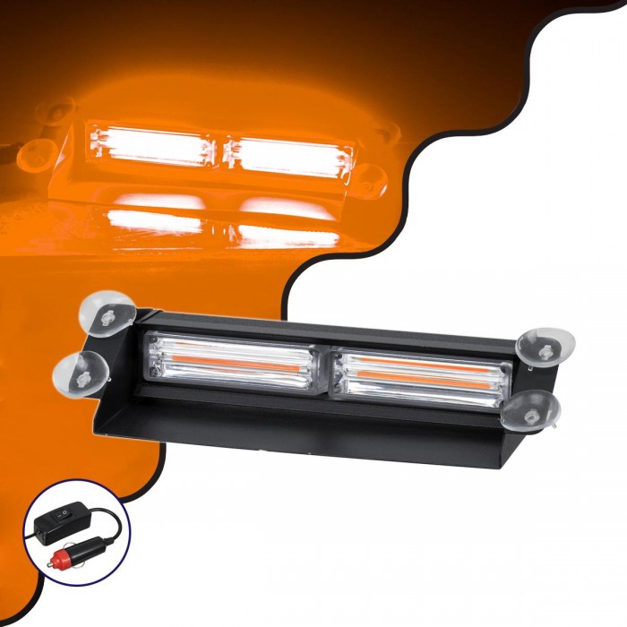 GloboStar® 85115 PRO Series Μπάρα Σήμανσης με Βεντούζες για Παρμπρίζ Οχήματος Οδικής Βοήθείας για Αυτοκίνητα & Φορτηγά 13 Προγραμμάτων Φωτισμού LED CREE CXB COB 18W DC 10-30V IP20 Πορτοκαλί GloboStar® 85115 PRO Series Μπάρα Σήμανσης με Βεντούζες για Παρμπρίζ Οχήματος Οδικής Βοήθείας για Αυτοκίνητα & Φορτηγά 13 Προγραμμάτων Φωτισμού LED CREE CXB COB 18W DC 10-30V IP20 Πορτοκαλί