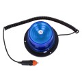 GloboStar® 85152 PRO Series Φάρος Σήμανσης Οχήματος Αστυνομίας για Αυτοκίνητα & Φορτηγά STROBE LED 10W DC 12-24V Αδιάβροχος IP65 Μπλε