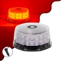 GloboStar® 85162 PRO Series Φάρος Σήμανσης Οχήματος Πυροσβεστικής για Αυτοκίνητα & Φορτηγά 6 Προγραμμάτων Φωτισμού STROBE LED 40W DC 10-30V Αδιάβροχος IP65 Κόκκινο