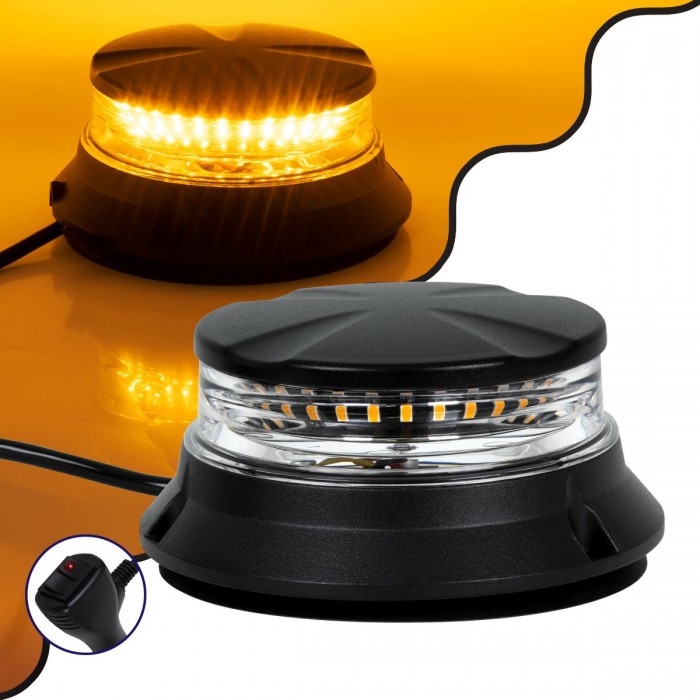 GloboStar® 85171 PRO Series Φάρος Σήμανσης Οχήματος Οδικής Βοήθείας για Αυτοκίνητα & Φορτηγά 6 Προγραμμάτων Φωτισμού STROBE LED SMD 3030 48W DC 10-30V Αδιάβροχος IP66 Πορτοκαλί GloboStar® 85171 PRO Series Φάρος Σήμανσης Οχήματος Οδικής Βοήθείας για Αυτοκίνητα & Φορτηγά 6 Προγραμμάτων Φωτισμού STROBE LED SMD 3030 48W DC 10-30V Αδιάβροχος IP66 Πορτοκαλί