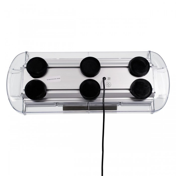 GloboStar® 85181 PRO Series Φάρος Σήμανσης Οχήματος Security - Ασφαλείας για Αυτοκίνητα & Φορτηγά 6 Προγραμμάτων Φωτισμού STROBE LED COB 100W DC 10-30V Αδιάβροχος IP66 Πράσινο