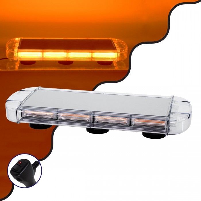 GloboStar® 85183 PRO Series Φάρος Σήμανσης Οχήματος Οδικής Βοήθείας για Αυτοκίνητα & Φορτηγά 6 Προγραμμάτων Φωτισμού STROBE LED COB 100W DC 10-30V Αδιάβροχος IP66 Πορτοκαλί GloboStar® 85183 PRO Series Φάρος Σήμανσης Οχήματος Οδικής Βοήθείας για Αυτοκίνητα & Φορτηγά 6 Προγραμμάτων Φωτισμού STROBE LED COB 100W DC 10-30V Αδιάβροχος IP66 Πορτοκαλί