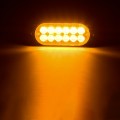 GloboStar® 85264 PRO Series Μπάρα Σήμανσης Οχήματος Οδικής Βοήθείας για Αυτοκίνητα & Φορτηγά Φωτισμού STROBE LED SMD 3030 12W DC 12-24V Αδιάβροχη IP65 Πορτοκαλί