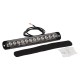 GloboStar® 85269 PRO Series Μπάρα Σήμανσης Οχήματος Οδικής Βοήθείας για Αυτοκίνητα & Φορτηγά 10 Προγραμμάτων Φωτισμού STROBE LED SMD 3030 15W DC 12-24V Αδιάβροχη IP65 Πορτοκαλί