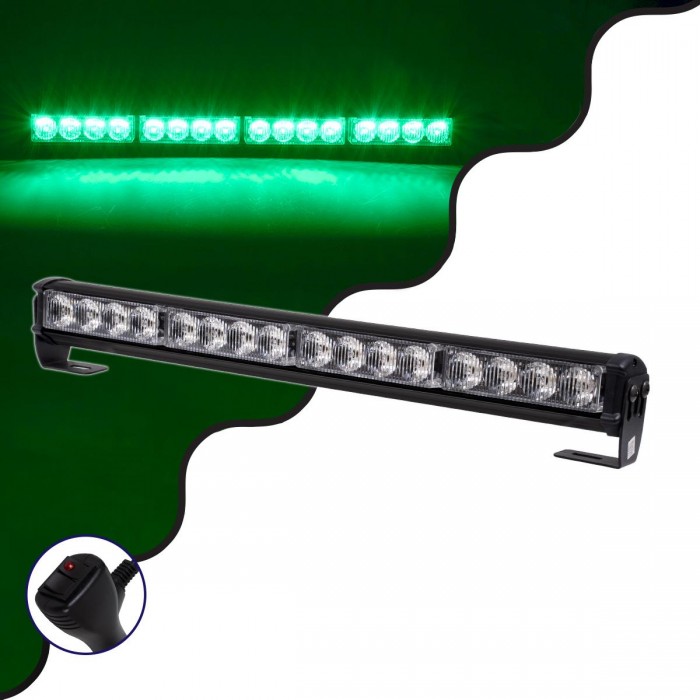 GloboStar® 85273 PRO Series Μπάρα Σήμανσης Οχήματος Security - Ασφαλείας για Αυτοκίνητα & Φορτηγά 16 Προγραμμάτων Φωτισμού STROBE LED SMD 3030 32W DC 10-30V Αδιάβροχη IP66 Πράσινο GloboStar® 85273 PRO Series Μπάρα Σήμανσης Οχήματος Security - Ασφαλείας για Αυτοκίνητα & Φορτηγά 16 Προγραμμάτων Φωτισμού STROBE LED SMD 3030 32W DC 10-30V Αδιάβροχη IP66 Πράσινο