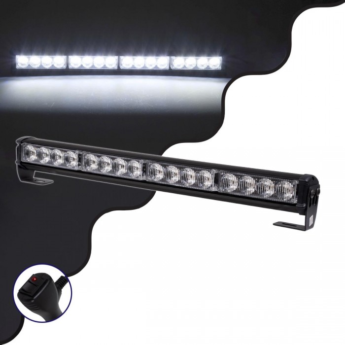 GloboStar® 85276 PRO Series Μπάρα Σήμανσης Οχήματος Ασθενοφόρου για Αυτοκίνητα & Φορτηγά 16 Προγραμμάτων Φωτισμού STROBE LED SMD 3030 32W DC 10-30V Αδιάβροχη IP66 Ψυχρό Λευκό 6000K GloboStar® 85276 PRO Series Μπάρα Σήμανσης Οχήματος Ασθενοφόρου για Αυτοκίνητα & Φορτηγά 16 Προγραμμάτων Φωτισμού STROBE LED SMD 3030 32W DC 10-30V Αδιάβροχη IP66 Ψυχρό Λευκό 6000K