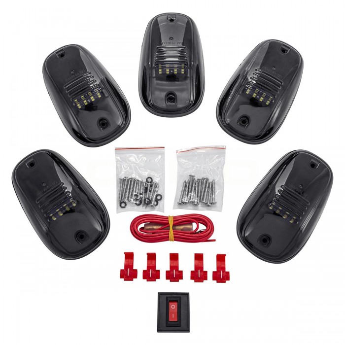 GloboStar® 85304 Πακέτο 5 Τεμάχια Φώτα Όγκου Οροφής - Running Lights για Αυτοκίνητα - SUV - Αγροτικά LED SMD 3030 12W 1200lm DC 12V με Διακόπτη On/Off Αδιάβροχα IP65 5x Ψυχρό Λευκό 6000K GloboStar® 85304 Πακέτο 5 Τεμάχια Φώτα Όγκου Οροφής - Running Lights για Αυτοκίνητα - SUV - Αγροτικά LED SMD 3030 12W 1200lm DC 12V με Διακόπτη On/Off Αδιάβροχα IP65 5x Ψυχρό Λευκό 6000K