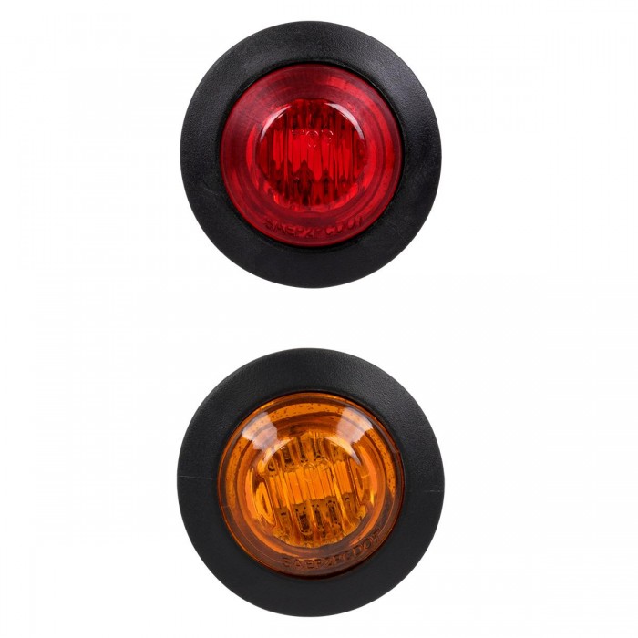 GloboStar® 85308 Πακέτο 10 Τεμάχια Φώτα Όγκου για Φορτηγά BULLET PIN LED SMD 5730 1W / Τεμ. 100lm DC 24V Αδιάβροχα IP65 5x Κόκκινα - 5x Πορτοκαλί GloboStar® 85308 Πακέτο 10 Τεμάχια Φώτα Όγκου για Φορτηγά BULLET PIN LED SMD 5730 1W / Τεμ. 100lm DC 24V Αδιάβροχα IP65 5x Κόκκινα - 5x Πορτοκαλί
