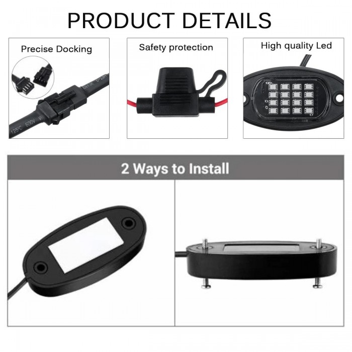 GloboStar® 85331 Car Underbody LED Flood Kit DC 12V 60W με Smart Bluetooth Controller - Εφαρμογή APP & Ασύρματο Χειριστήριο RF Αδιάβροχο IP68 Πολύχρωμο RGB GloboStar® 85331 Car Underbody LED Flood Kit DC 12V 60W με Smart Bluetooth Controller - Εφαρμογή APP & Ασύρματο Χειριστήριο RF Αδιάβροχο IP68 Πολύχρωμο RGB