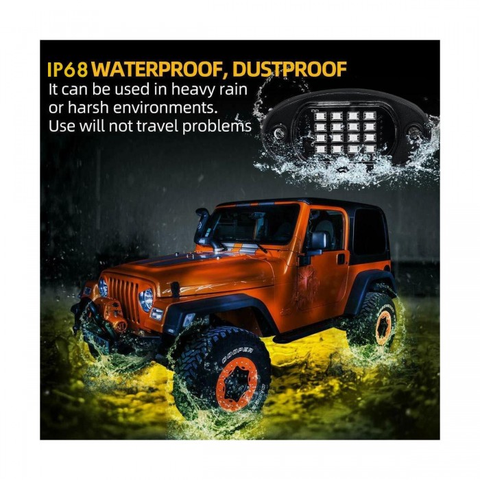 GloboStar® 85331 Car Underbody LED Flood Kit DC 12V 60W με Smart Bluetooth Controller - Εφαρμογή APP & Ασύρματο Χειριστήριο RF Αδιάβροχο IP68 Πολύχρωμο RGB GloboStar® 85331 Car Underbody LED Flood Kit DC 12V 60W με Smart Bluetooth Controller - Εφαρμογή APP & Ασύρματο Χειριστήριο RF Αδιάβροχο IP68 Πολύχρωμο RGB