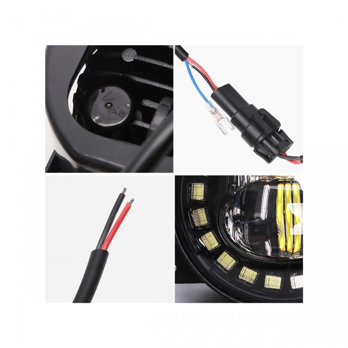 GloboStar® 85418 Σετ 2 x Προβολείς Ομίχλης JEEP WRANGLER - MERCEDES BENZ G CLASS - LAND ROVER DEFENDER - HAMMER H1-H2 - 4'' Ιντσών με Ring Light DRL LED CREE CXB COB 100W 7500lm DC 12V Αδιάβροχοι IP66 Ψυχρό Λευκό 6000K GloboStar® 85418 Σετ 2 x Προβολείς Ομίχλης JEEP WRANGLER - MERCEDES BENZ G CLASS - LAND ROVER DEFENDER - HAMMER H1-H2 - 4'' Ιντσών με Ring Light DRL LED CREE CXB COB 100W 7500lm DC 12V Αδιάβροχοι IP66 Ψυχρό Λευκό 6000K