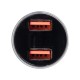 GloboStar® 85435 Φορτιστής Αναπτήρα Αυτοκινήτου Γρήγορης Φόρτισης PD 36W 6A με 2 Θύρες USB Ασημί Νίκελ GloboStar® 85435 Φορτιστής Αναπτήρα Αυτοκινήτου Γρήγορης Φόρτισης PD 36W 6A με 2 Θύρες USB Ασημί Νίκελ