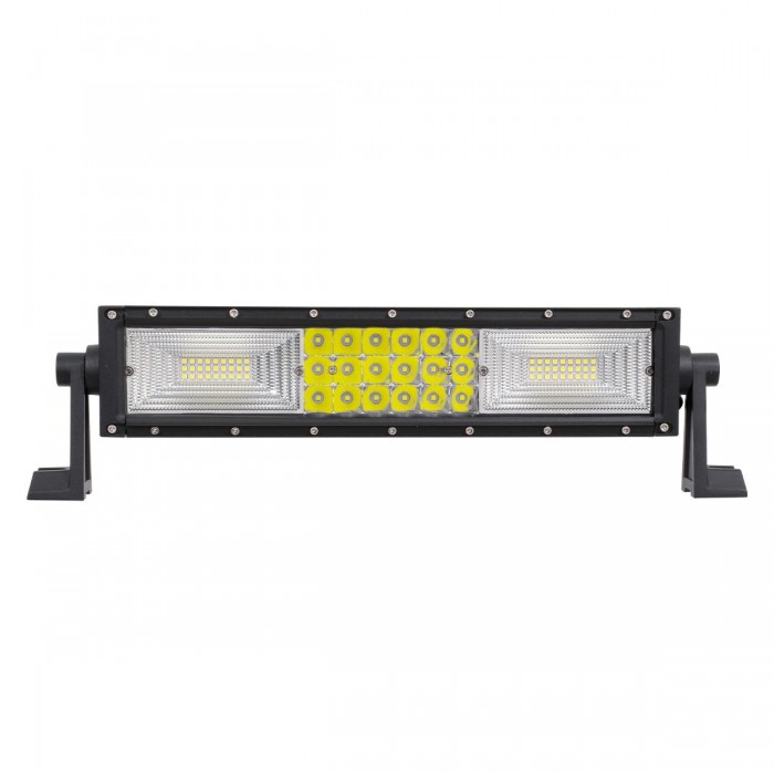 GloboStar® 85481 PRO Series Μπάρα Ίσια - Straight TRI-ROW 7D για Αυτοκίνητα & Φορτηγά LED CREE XBD 162W 16200lm 15° & 60° DC 10-30V Αδιάβροχη IP65 Ψυχρό Λευκό 6000K