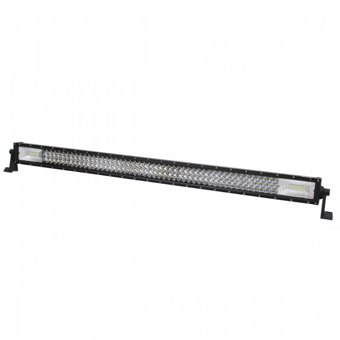 GloboStar® 85484 PRO Series Μπάρα Ίσια - Straight TRI-ROW 7D για Αυτοκίνητα & Φορτηγά LED CREE XBD 540W 54000lm 15° & 60° DC 10-30V Αδιάβροχη IP65 Ψυχρό Λευκό 6000K