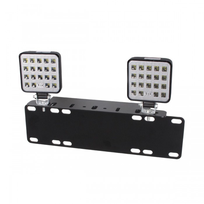 GloboStar® 85561 Βάση για Μπάρα η Προβολάκια Εργασίας LED με Θέση για Πινακίδα Αυτοκινήτου - Universal GloboStar® 85561 Βάση για Μπάρα η Προβολάκια Εργασίας LED με Θέση για Πινακίδα Αυτοκινήτου - Universal